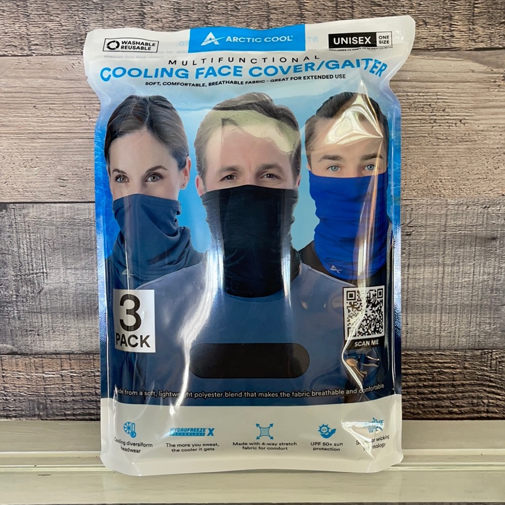 ❤️NEW!!!❤️Cooling Face Cover/Gaiter. 3 pack.